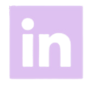 linkedin logo purple